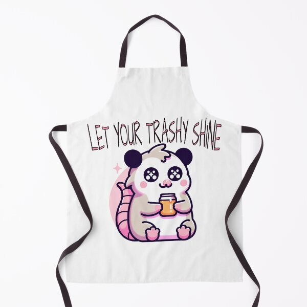 Item preview, Let Your Trashy Shine Neon Goth Kawaii Opossum designed and sold by dreamsagellc.