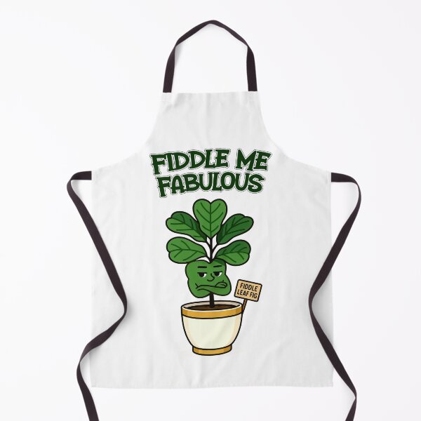 Item preview, Fiddle Leaf Fig – Fiddle Me Fabulous - Funny Houseplant Characters designed and sold by EdgyEdgeArt.