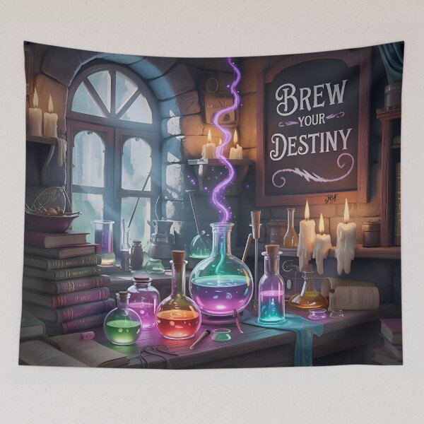 Item preview, Brew your destiny fantasy art home and decor designed and sold by jbfart.