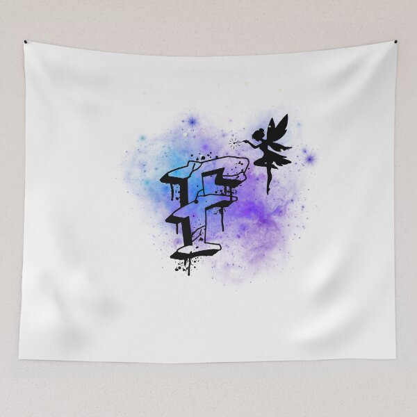 Item preview, Letter F – Fantasy Letter with Fairy and Star Glow designed and sold by Lunaria Arts.