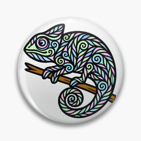 Item preview, Intricate chameleon  designed and sold by SpectrumShine.