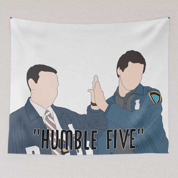 Item preview, Brooklyn nine nine - Charles Boyle and Jake Peralta - Humble five designed and sold by Bingeartstudio.