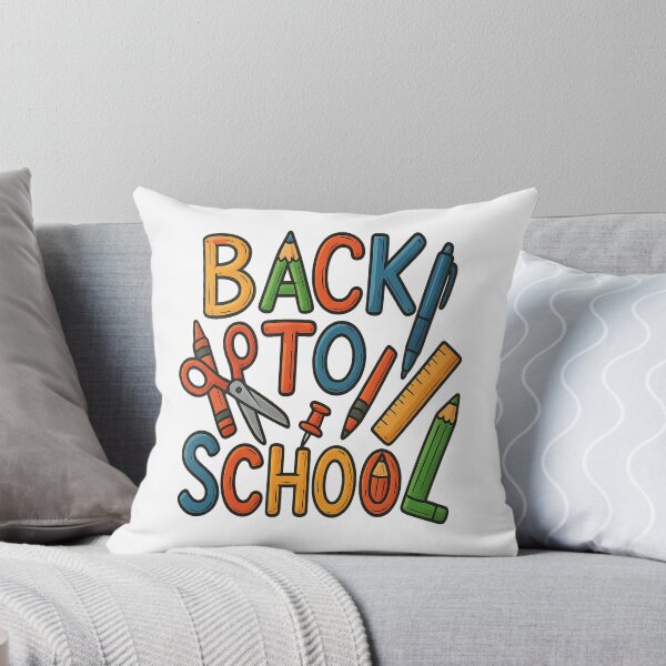 Item preview, Back to School – Cartoon Letters Made of School Supplies designed and sold by Gentelman@rtStudio.
