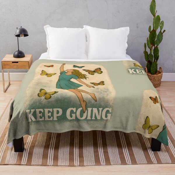 Item preview, Keep Going – Empowerment Artwork for Healing and Growth designed and sold by Quiet Power Co..