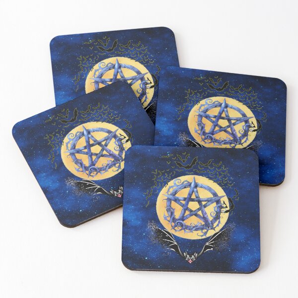 Item preview, Moonlit Hex: Bats of the Enchanted Night designed and sold by MysticOzzy.