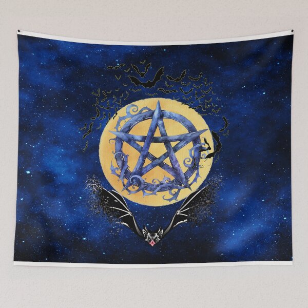 Item preview, Moonlit Hex: Bats of the Enchanted Night designed and sold by MysticOzzy.