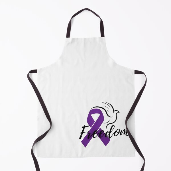 Item preview, Freedom – Purple Ribbon Pocket Print for Abuse Awareness designed and sold by Quiet Power Co..