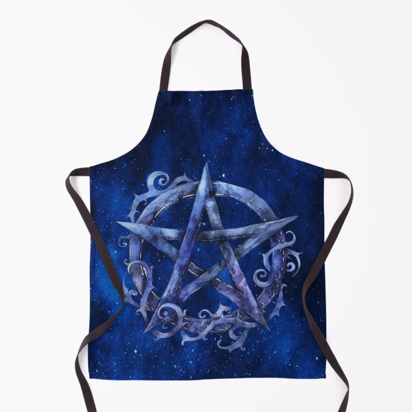 Item preview, Eclectic Enchanted Pentagram in Cosmic Blue designed and sold by MysticOzzy.