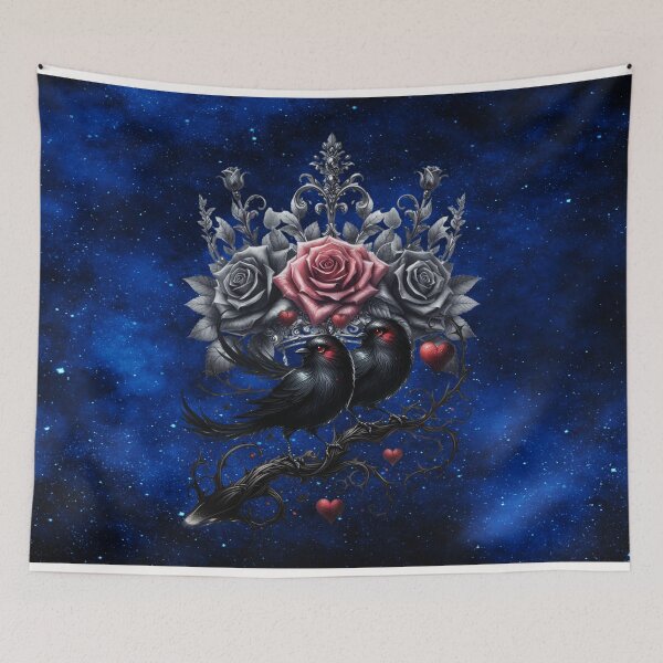 Item preview, Enchanted Lovebirds Singing on a Twisted Branch designed and sold by MysticOzzy.