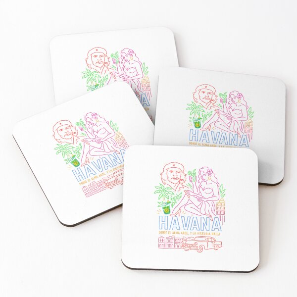 Item preview, Neon Havana Revolution Art – Che, Mojito & Cuban Passion designed and sold by Aucia.