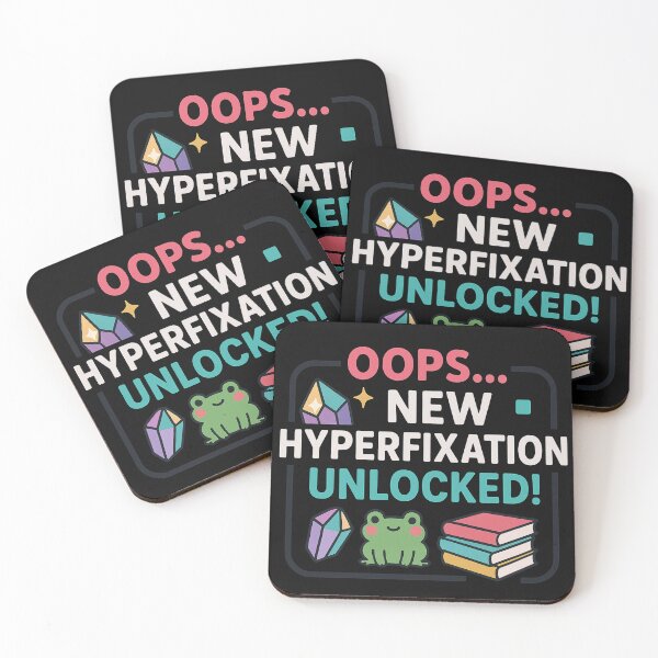 Item preview, Oops… New Hyperfixation Unlocked designed and sold by Dopamine Glitch.