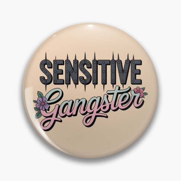 Item preview, Sensitive Gangster Petals And Metal designed and sold by KateLeap.