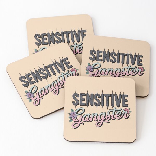 Item preview, Sensitive Gangster Petals And Metal designed and sold by KateLeap.