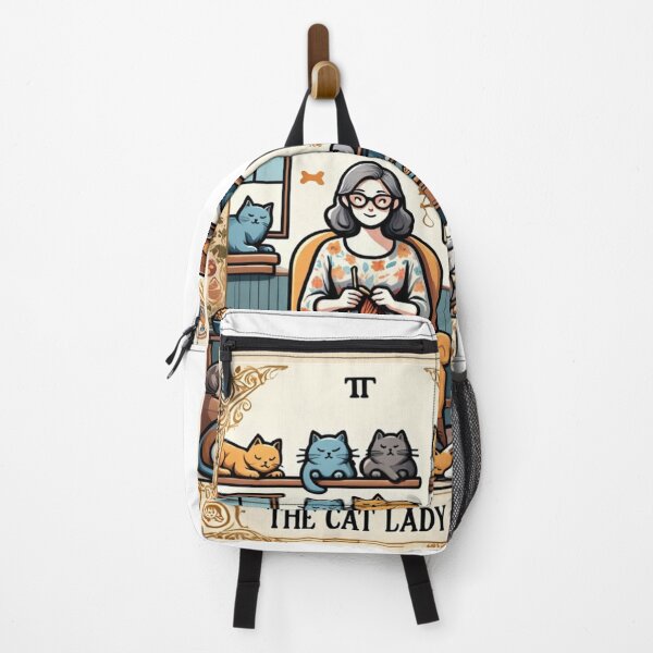 Item preview, Tarot Card: The Cat Lady designed and sold by Tarot-Tees and Magical Merch.