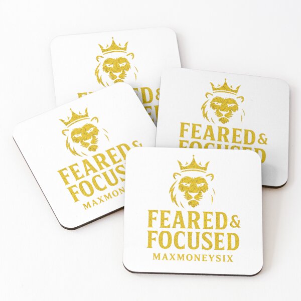 Item preview, FEARED & FOCUSED – MaxMoneySix Gold Lion Crown Logo designed and sold by MaxMoneySix.