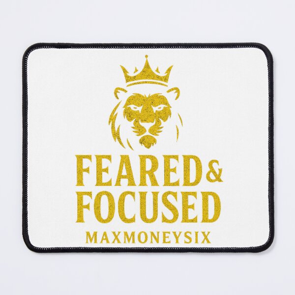 Item preview, FEARED & FOCUSED – MaxMoneySix Gold Lion Crown Logo designed and sold by MaxMoneySix.