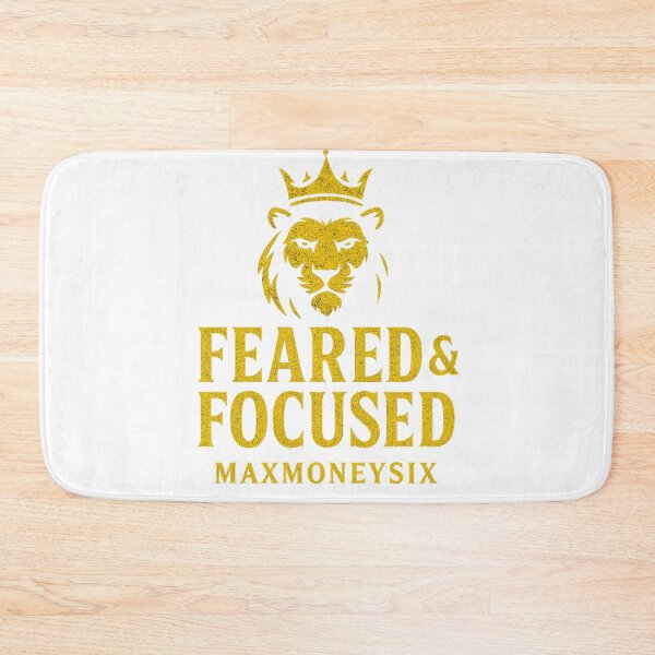 Item preview, FEARED & FOCUSED – MaxMoneySix Gold Lion Crown Logo designed and sold by MaxMoneySix.