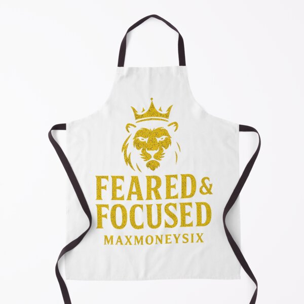 Item preview, FEARED & FOCUSED – MaxMoneySix Gold Lion Crown Logo designed and sold by MaxMoneySix.