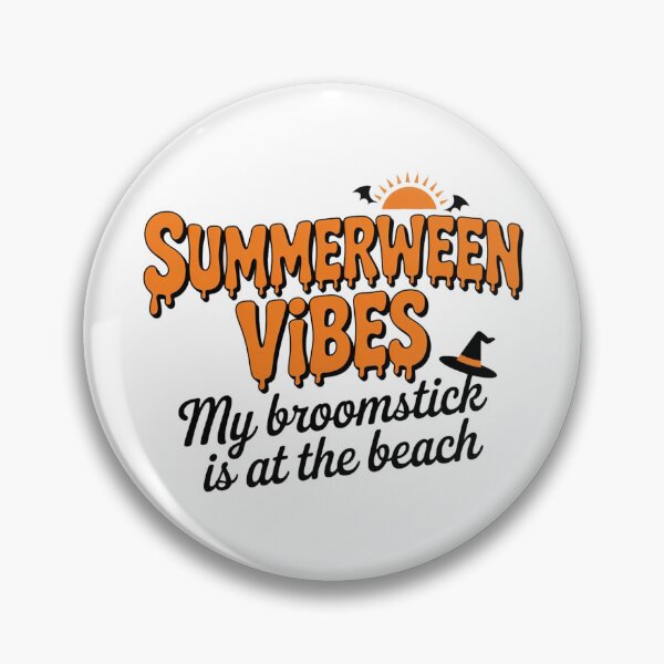 Item preview, Summerween Vibes: My Broomstick is at the Beach - Funny Witch Graphic designed and sold by wendydesigh.