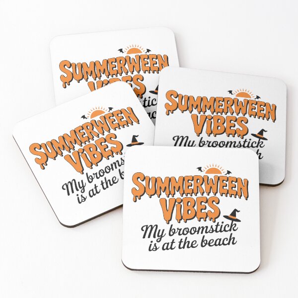 Item preview, Summerween Vibes: My Broomstick is at the Beach - Funny Witch Graphic designed and sold by wendydesigh.