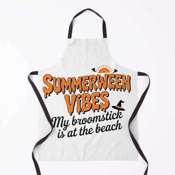 Item preview, Summerween Vibes: My Broomstick is at the Beach - Funny Witch Graphic designed and sold by wendydesigh.