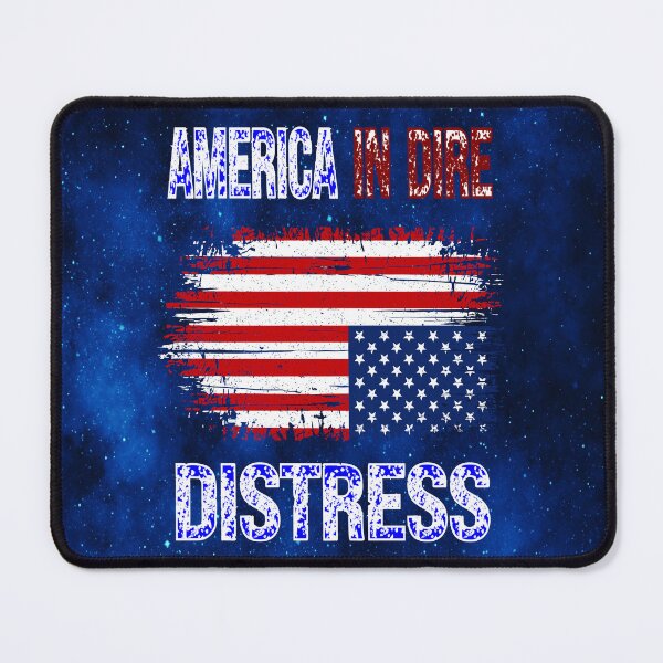 Item preview, America in Dire Distress – Cosmic Protest Design designed and sold by MysticOzzy.