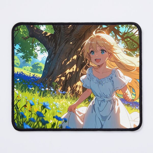 Item preview, Blond anime girl with blue eyes  designed and sold by tarotstarostina.