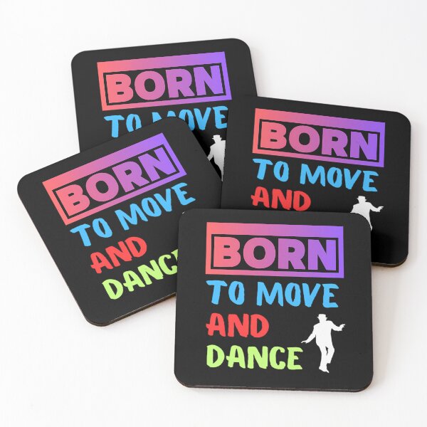 Item preview, Born to Move and Dance Colorful Dancer Design designed and sold by ExploreAura Studio.