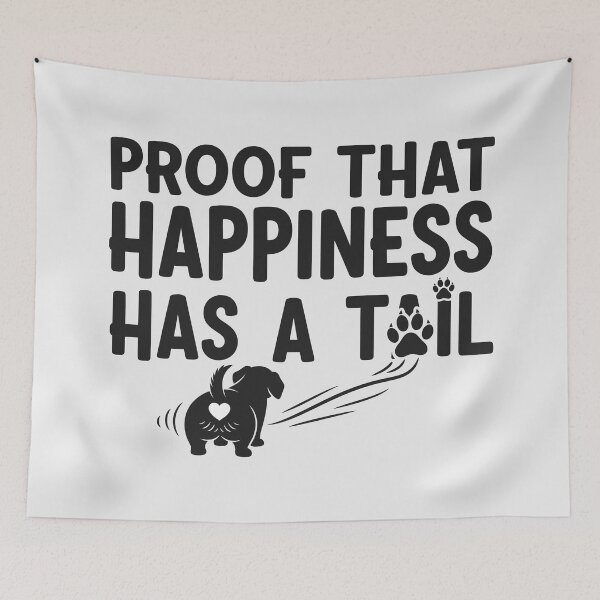 Item preview, Proof that happiness has a tail designed and sold by Amir Faysal.