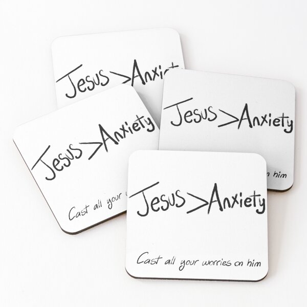 Item preview, Jesus > Anxiety – Christian Handwritten Verse Design designed and sold by MilkaMillyBoo.