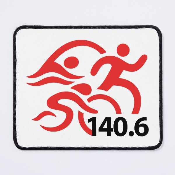 Item preview, Swim Bike Run 140.6 (red and black) designed and sold by TriathlonGoods.
