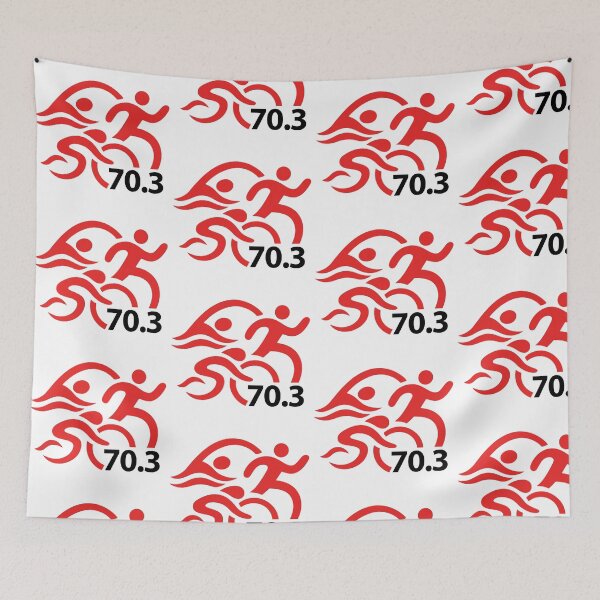 Item preview, Swim Bike Run 70.3 (red and black) designed and sold by TriathlonGoods.