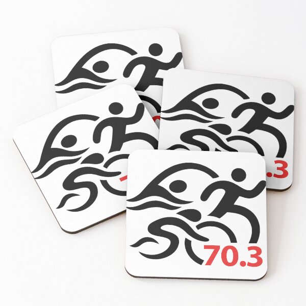 Item preview, Swim Bike Run 70.3 (black and red) designed and sold by TriathlonGoods.