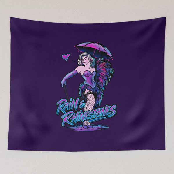 Item preview, Rain & Rhinestones – PNW Burlesque Pinup Beauty designed and sold by XnakedartistX.