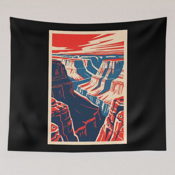 Item preview, Grand Canyon Retro Hope Style Propaganda designed and sold by HoopeStylee.