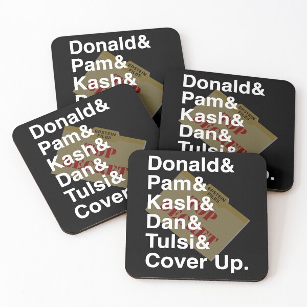 Item preview, Epstein Files Cover Up Namestack Political Satire designed and sold by EthosWear.