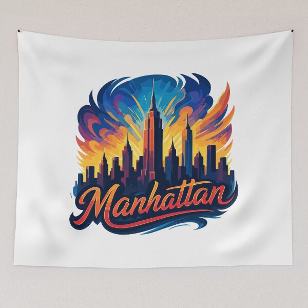 Item preview, Manhattan City New York Silhouette Gift designed and sold by Pineapple-Tree.