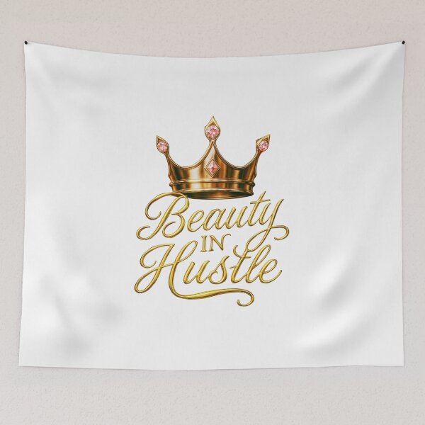 Item preview, BEUTIFUL HUSTLER - Crown Logo Streetwear designed and sold by MaxMoneySix.