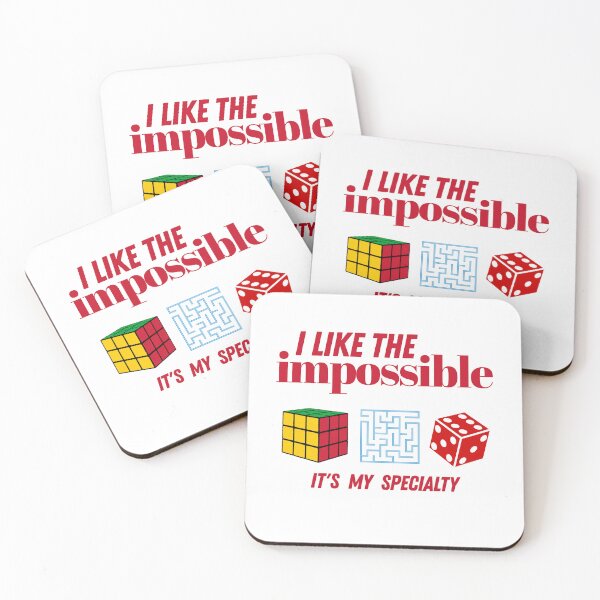 Item preview, Brain Teaser- Impossible Challenge: 'I Like the Impossible designed and sold by wellie-chic.