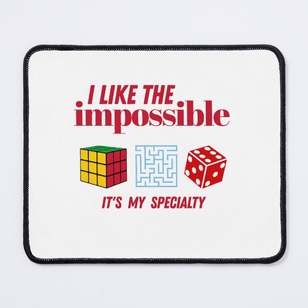Item preview, Brain Teaser- Impossible Challenge: 'I Like the Impossible designed and sold by wellie-chic.