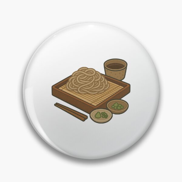 Item preview, Zaru Soba Cold Noodle, Traditional Japanese Summer Dish, Minimal Food Aesthetic Art designed and sold by Vendeloc.