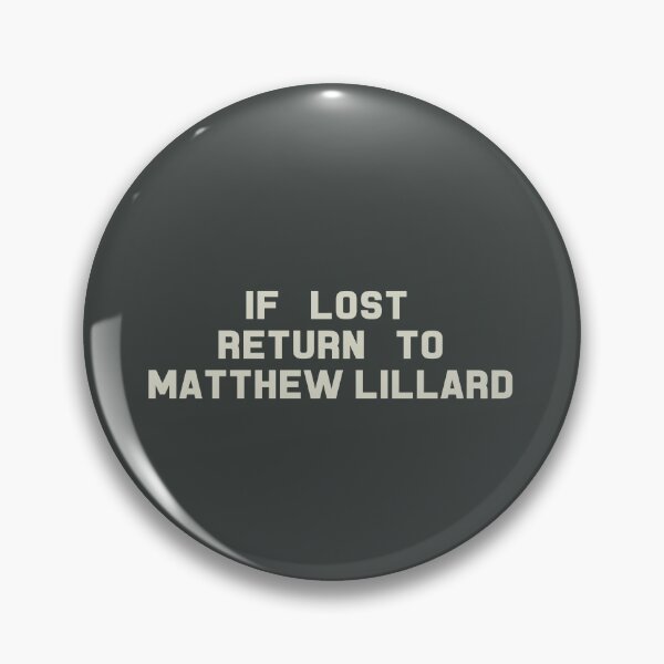 Item preview, If Lost Return to Matthew Lillard Tee designed and sold by 2000sbabyangel.