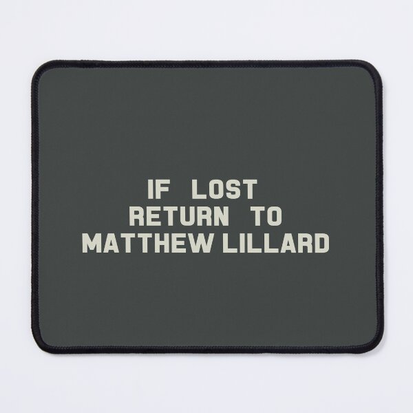 Item preview, If Lost Return to Matthew Lillard Tee designed and sold by deluluhaze.