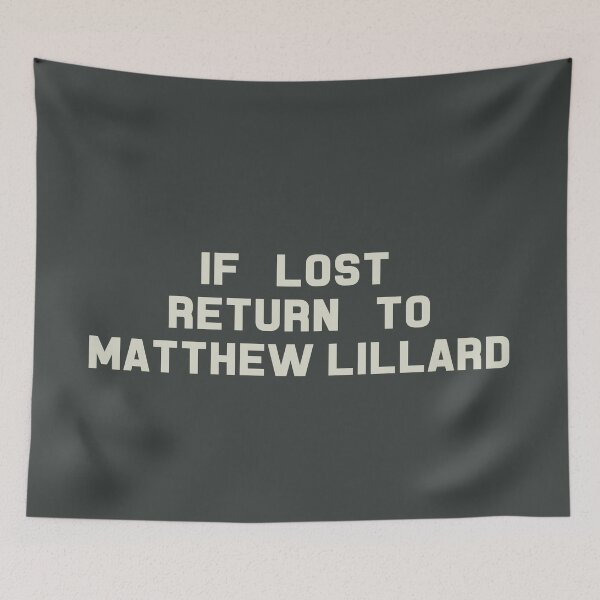 Item preview, If Lost Return to Matthew Lillard Tee designed and sold by deluluhaze.