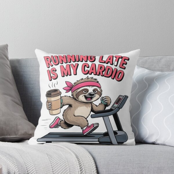 Item preview, Running Late Is My Cardio designed and sold by DesignNadine.