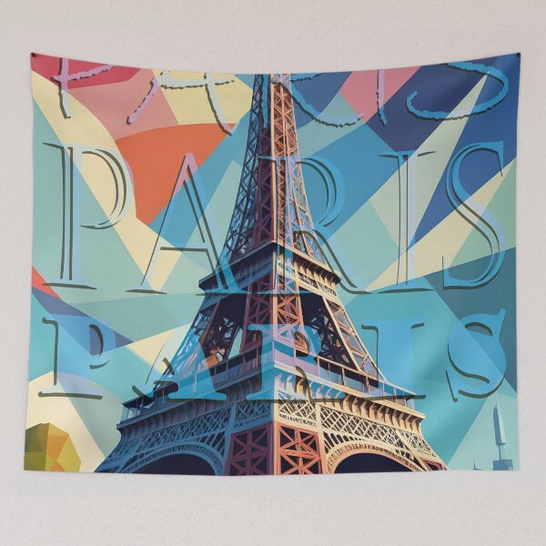 Item preview, Eiffel Tower Paris Poster designed and sold by DelynCreates.