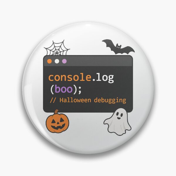 Item preview, Programmer Humor Tech Shirt Halloween Console Log Debugging designed and sold by shashtopia.