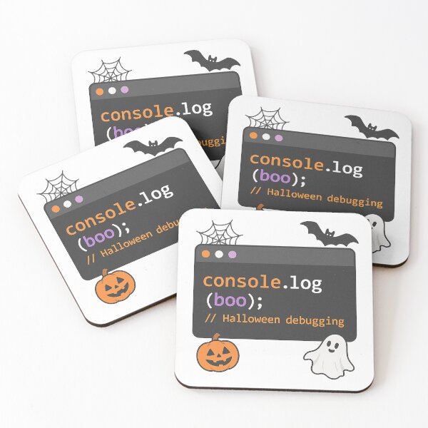 Item preview, Programmer Humor Tech Shirt Halloween Console Log Debugging designed and sold by shashtopia.