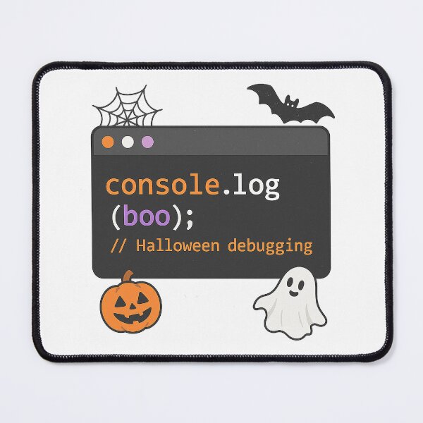 Item preview, Programmer Humor Tech Shirt Halloween Console Log Debugging designed and sold by shashtopia.