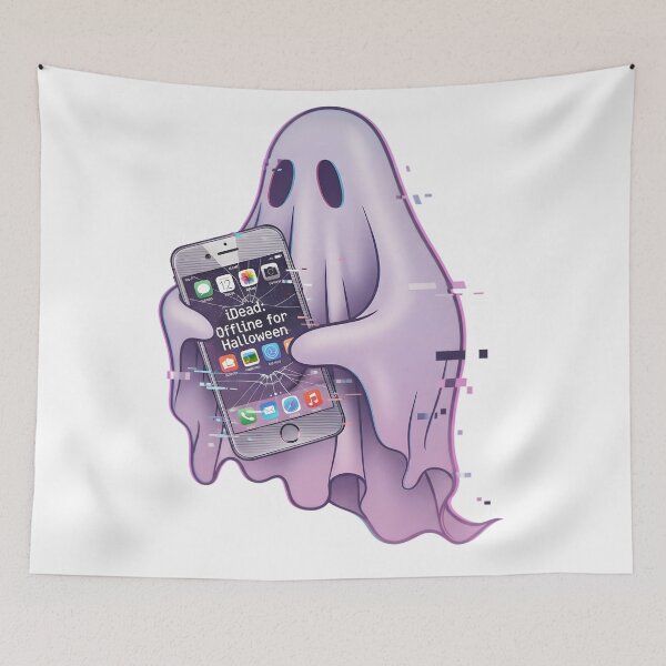 Item preview, iDead: Offline for Halloween – Glitch Ghost Digital Art designed and sold by AnnDesignStudio.